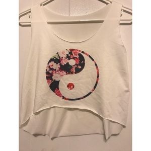 Peace crop top